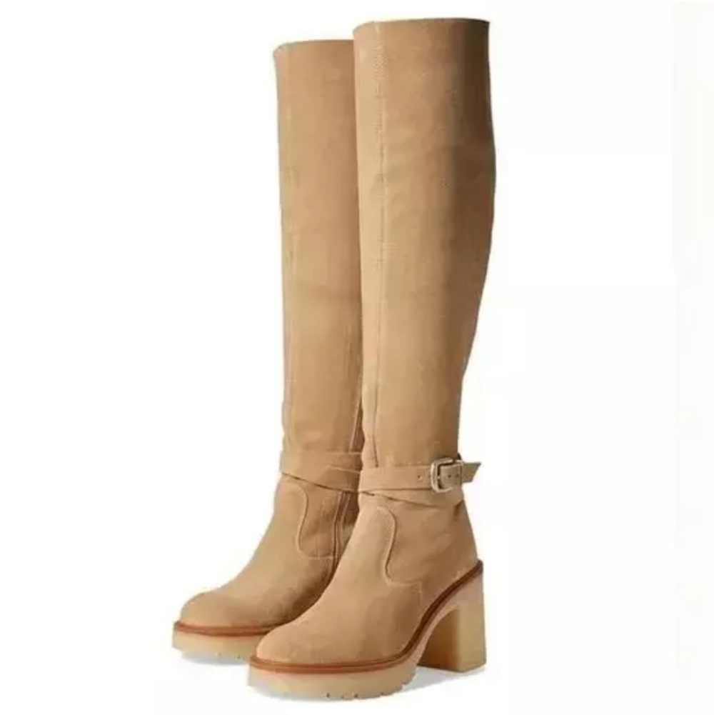 Free People Jasper Suede Platform Boots